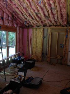 Before photos from a family room renovation in East Cobb County, GA